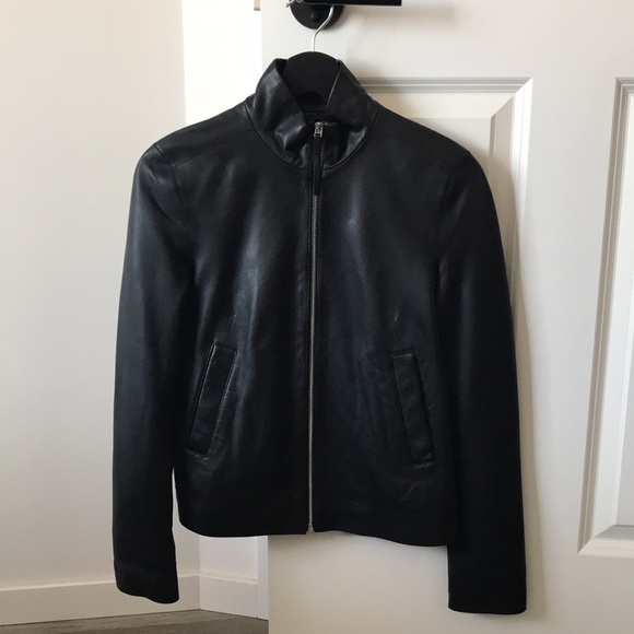 Massimo Dutti Nappa Leather Jacket - Picture 9 of 11